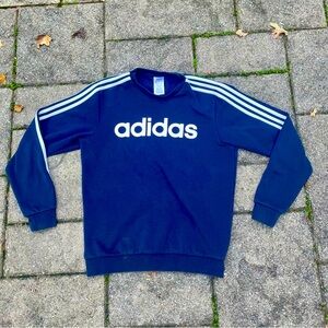 Vintage navy blue adidas sweatshirt